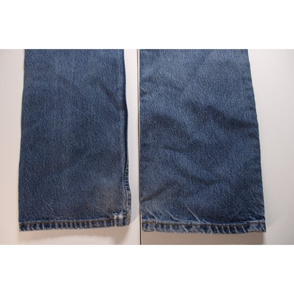 Levis Womens 505 Straight Fit Blue Jeans Size 31x30 Classic Mid Rise Denim Pants - Picture 11 of 11
